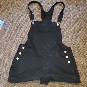 Black overalls